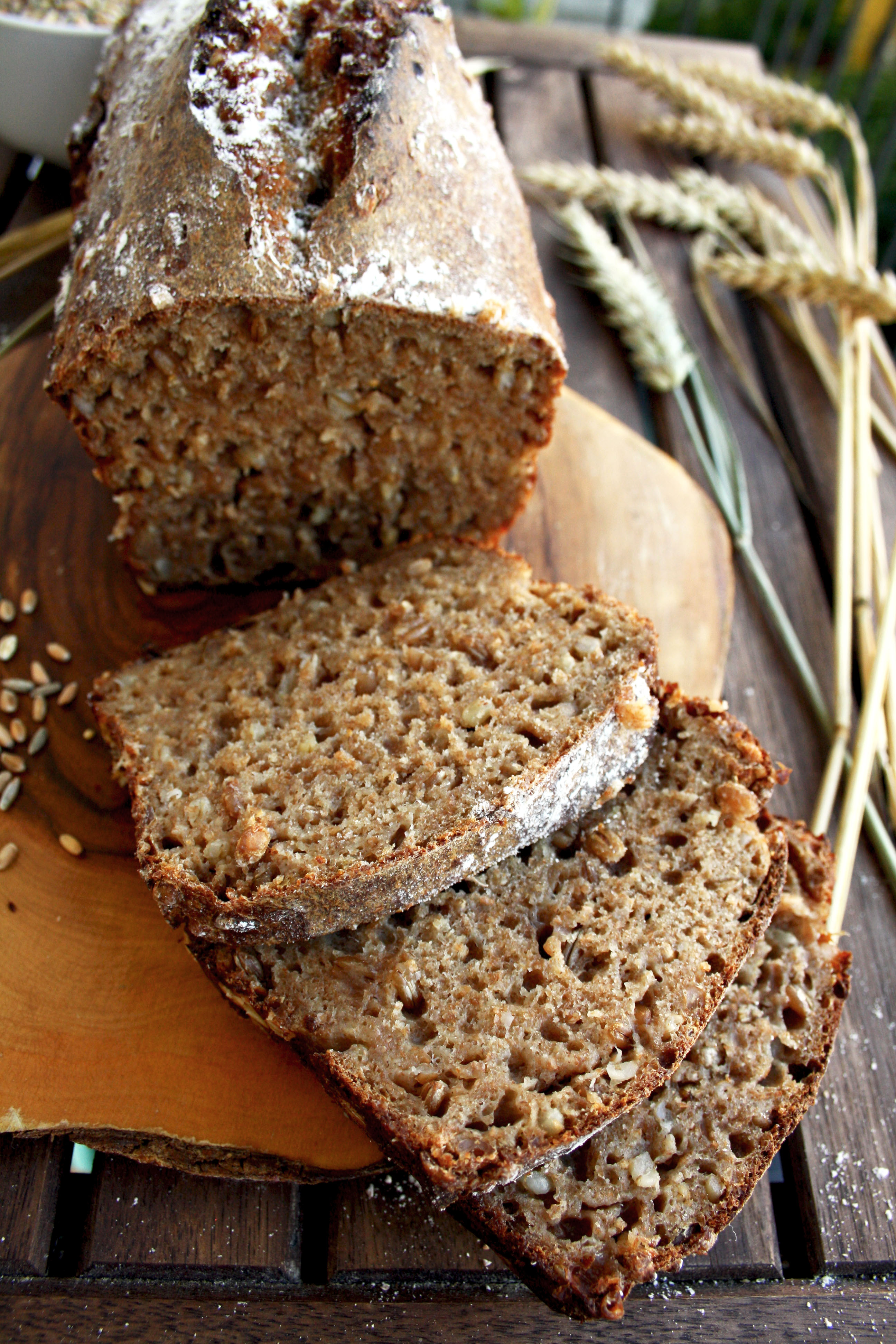 Whole Grain Spelt Bread Happy Kitchen Rocks