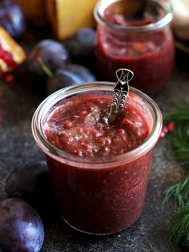 Tkemali Plum Sauce • Happy Kitchen