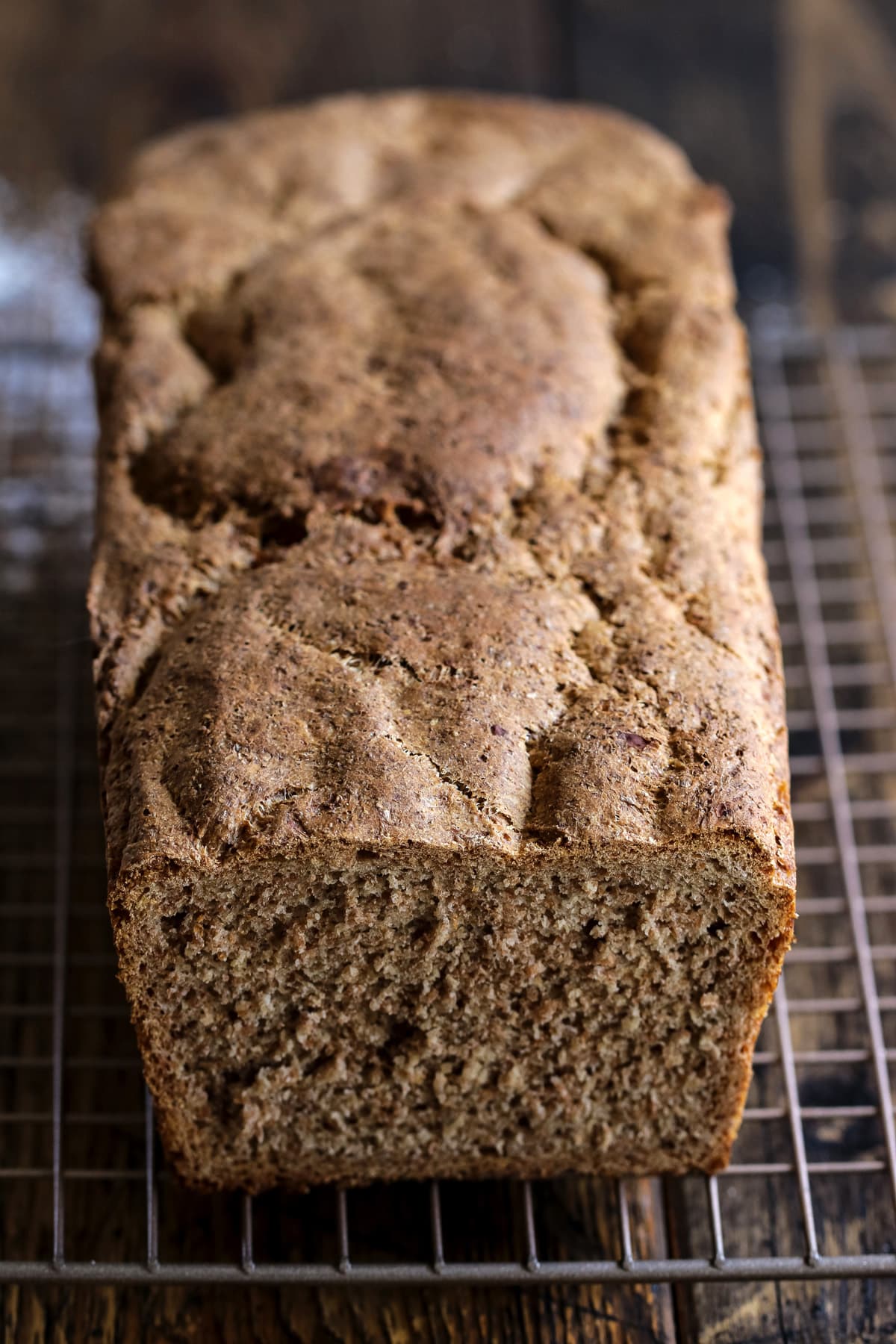 A Loaf of whole grain spelt bread