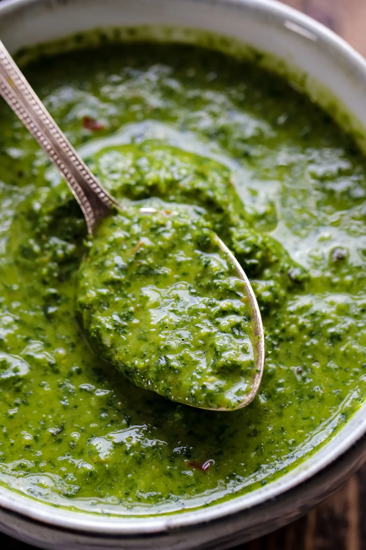 Homemade Green Harissa Sauce