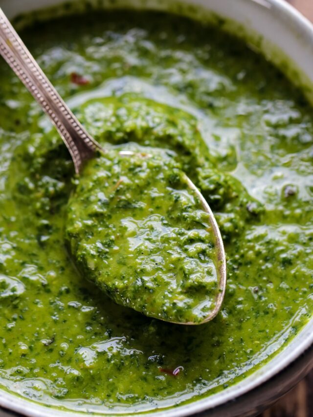 Homemade Green Harissa Sauce Story