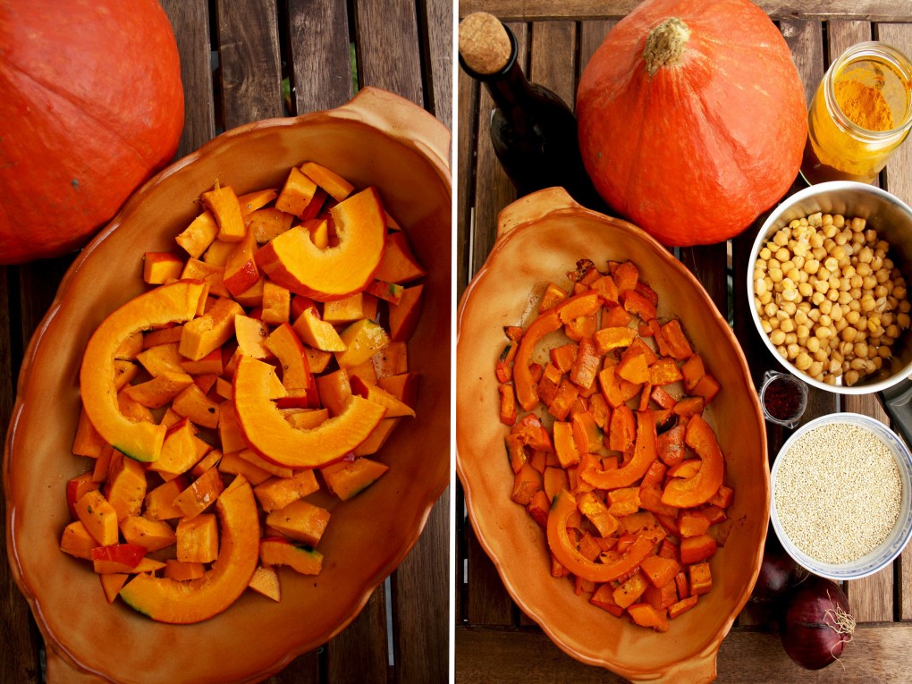 Vegan Pumpkin Quinoa Risotto "Quinotto" • Happy Kitchen