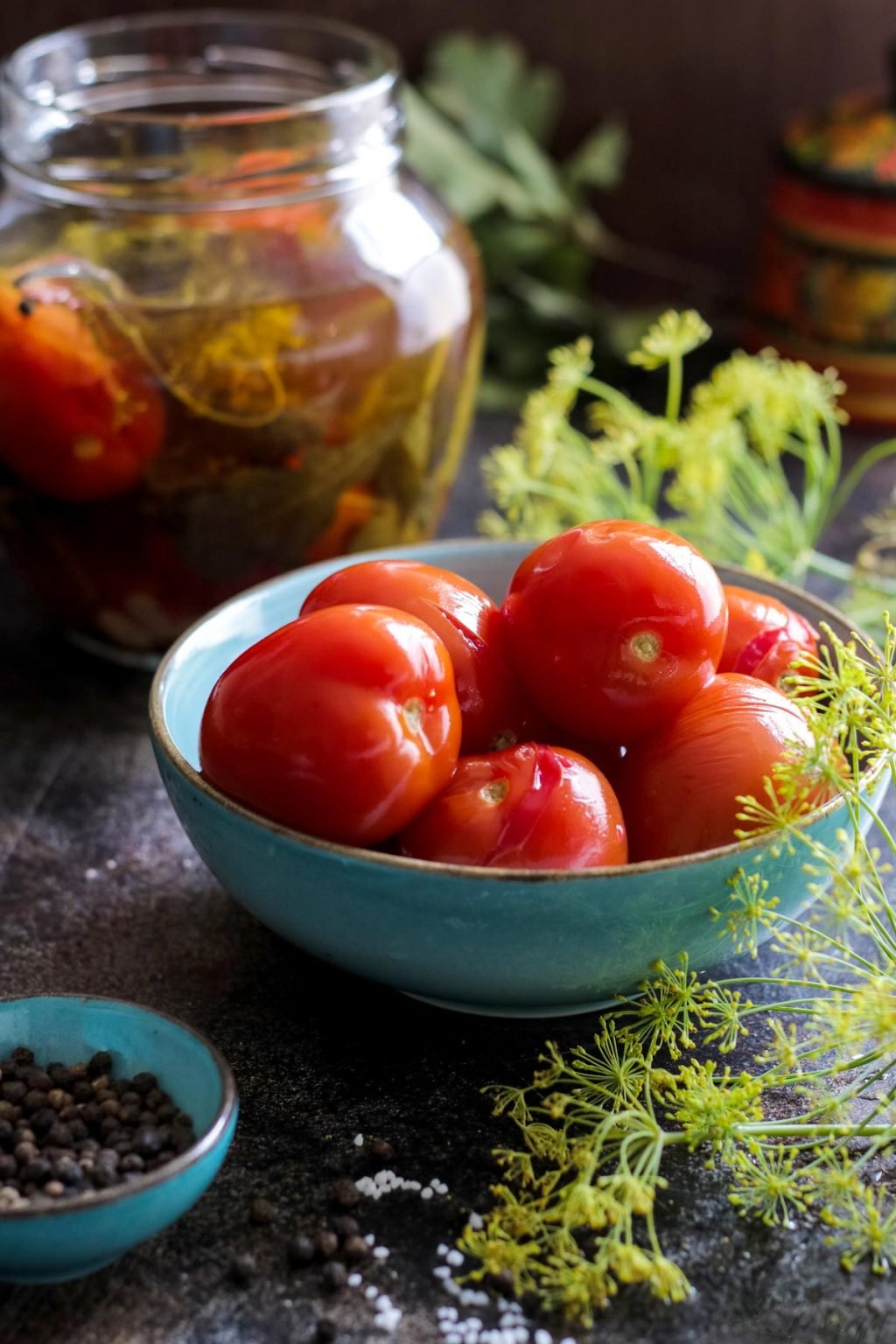 Russian Grandma's Pickled Tomatoes • Happy Kitchen