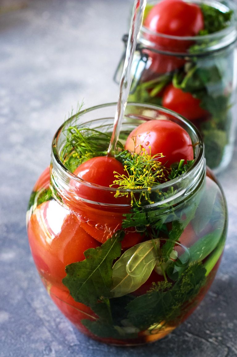 Russian Grandma's Pickled Tomatoes • Happy Kitchen