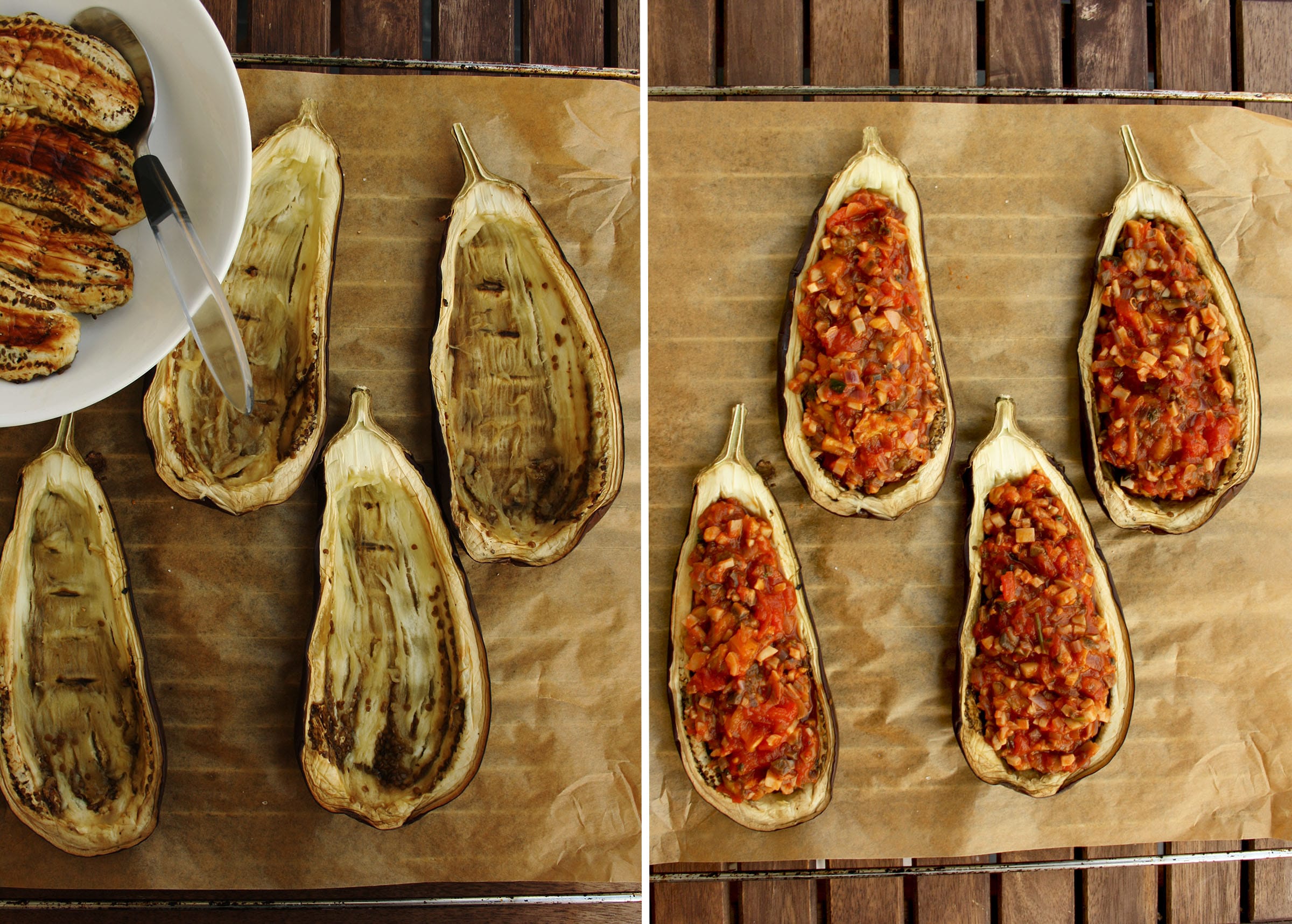 French Style Stuffed Eggplants • Happy Kitchen