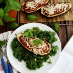 French Style Stuffed Eggplants: Claude Monet's 5 ingredient easy vegetarian recipe. Elegant and healthy gluten-free appetizer, perfect for lunch or dinner.