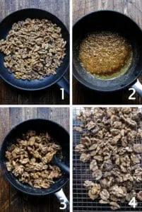 Step-by-Step Instructions How to Make Candied Walnuts.