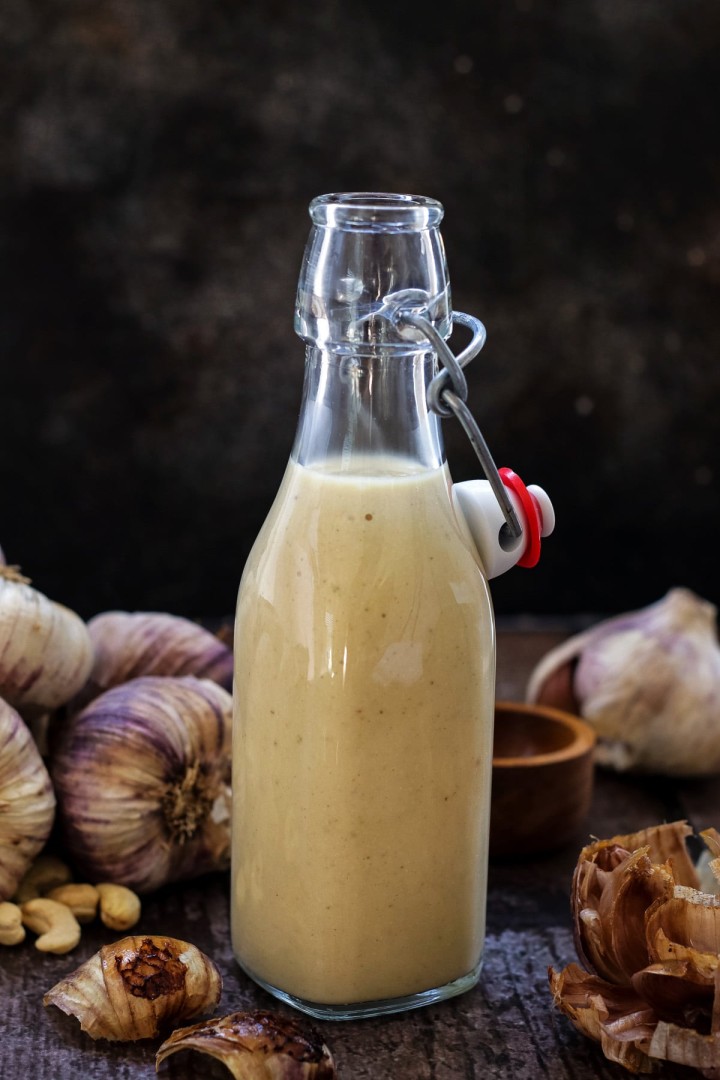Roasted Garlic Sauce • Happy Kitchen