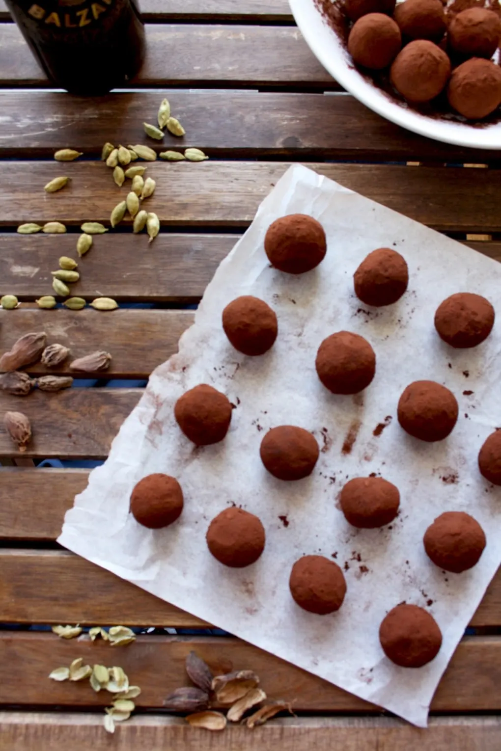 Three Chocolate Truffles Recipes - First Recipe Before Being Packed and Turned into a Perfect Present