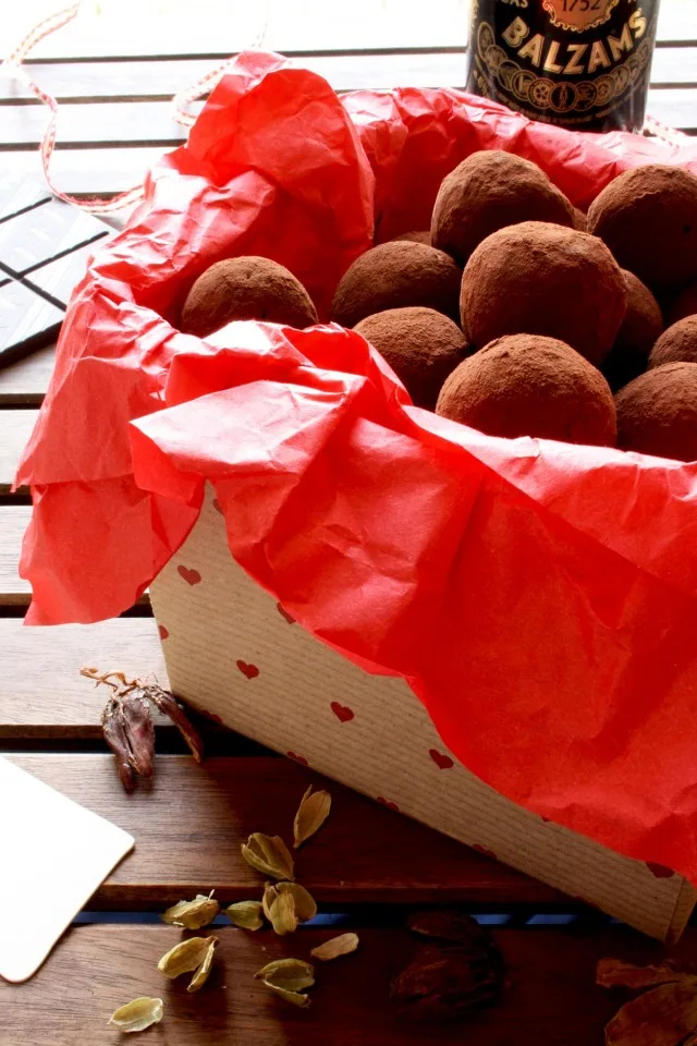 Three Chocolate Truffles Recipes - First Recipe Packed and Ready on the Table