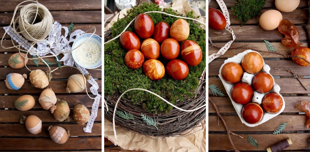 Natural Onion Skin Dye 5 Ways • Happy Kitchen