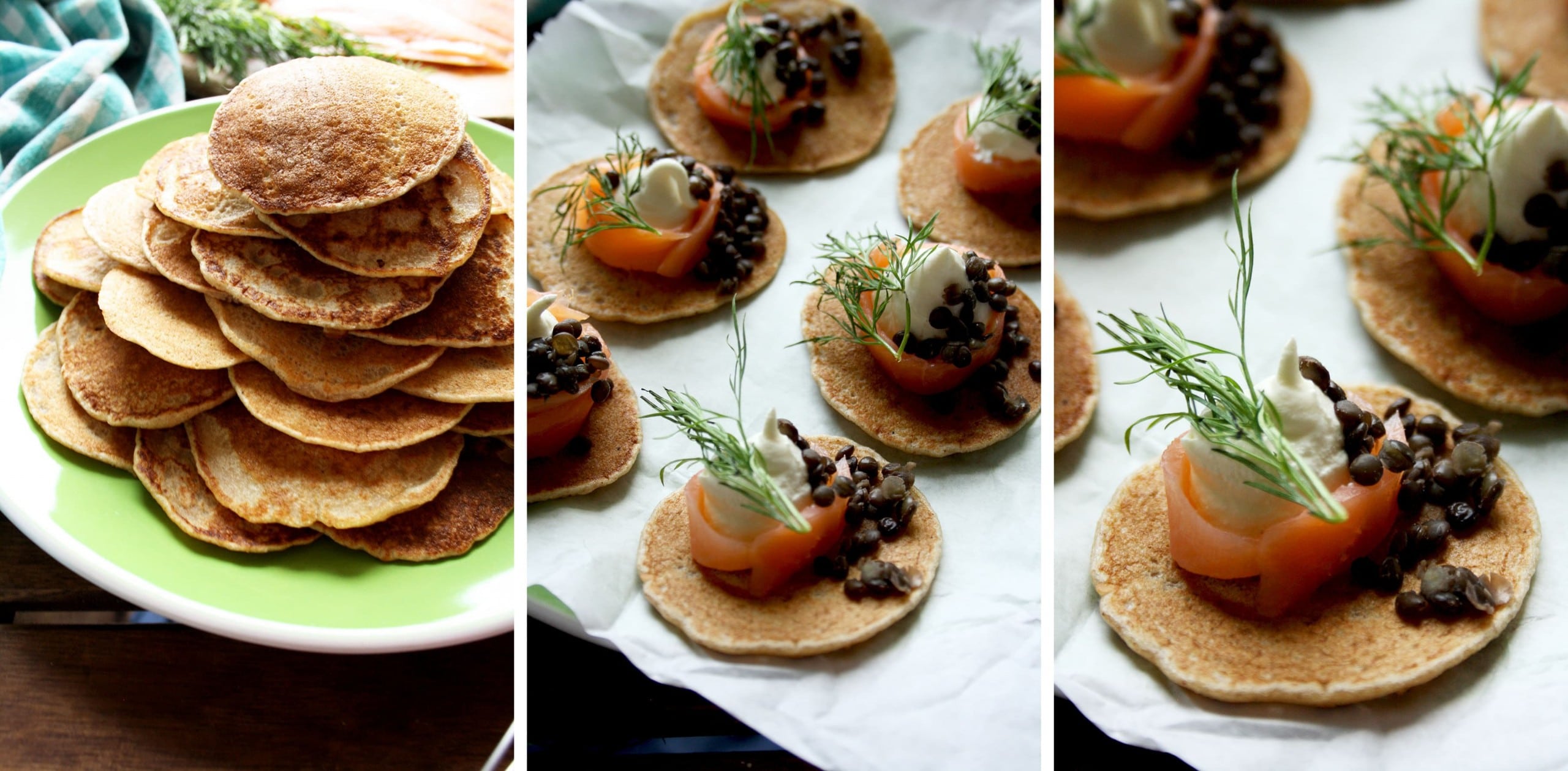Russian Style Mini Buckwheat Pancakes • Happy Kitchen