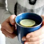 Natural Flu Remedy: Magic 4-Ingredient Tea - Holding in Hands Another Shot