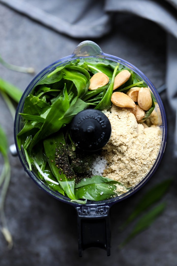 Vegan Wild Garlic (Ramp) Pesto • Happy Kitchen