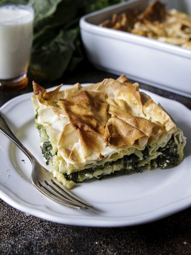 Turkish Borek with Spinach and Feta
