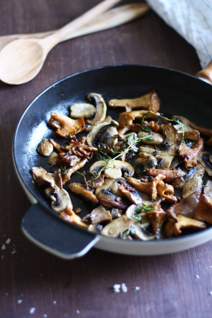 Rustic Creamy Mushroom Pasta • Happy Kitchen