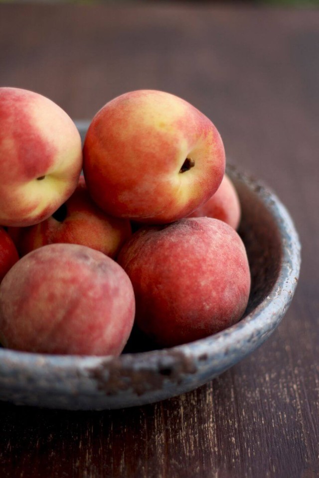 Summer Grilled Peach Salad with Burrata • Happy Kitchen