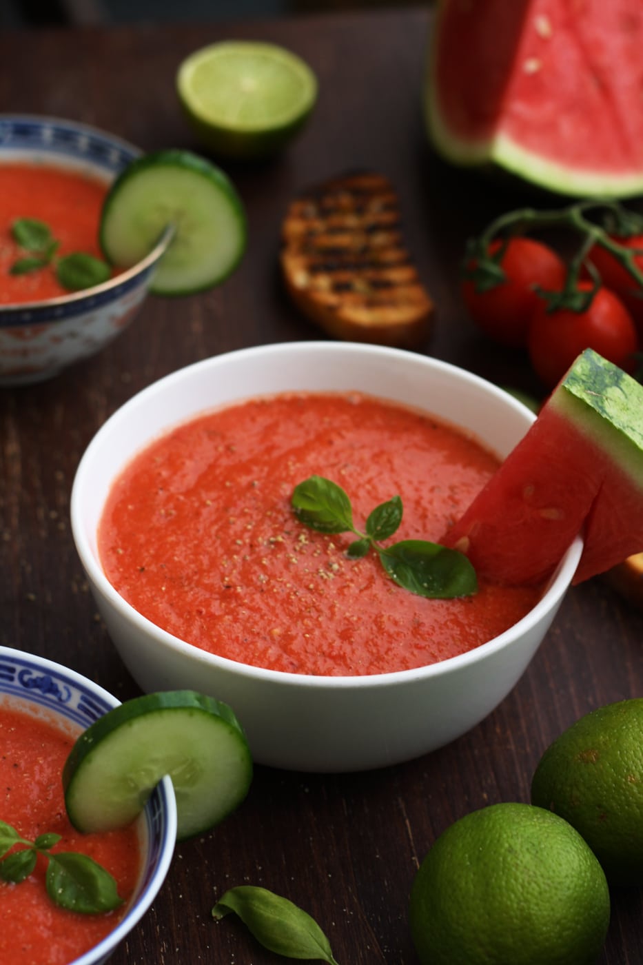Watermelon Gazpacho • Happy Kitchen