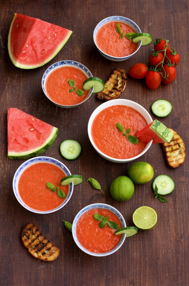 Watermelon Gazpacho â¢ Happy Kitchen