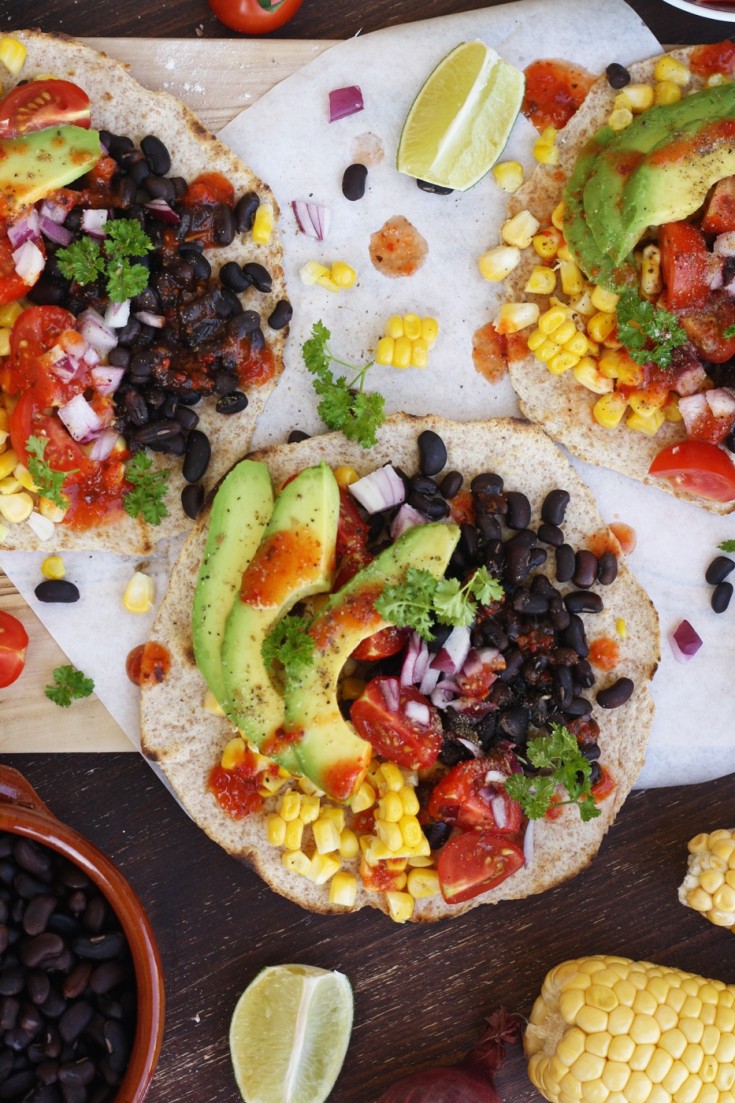 5-minute Easy Vegan Tacos • Happy Kitchen