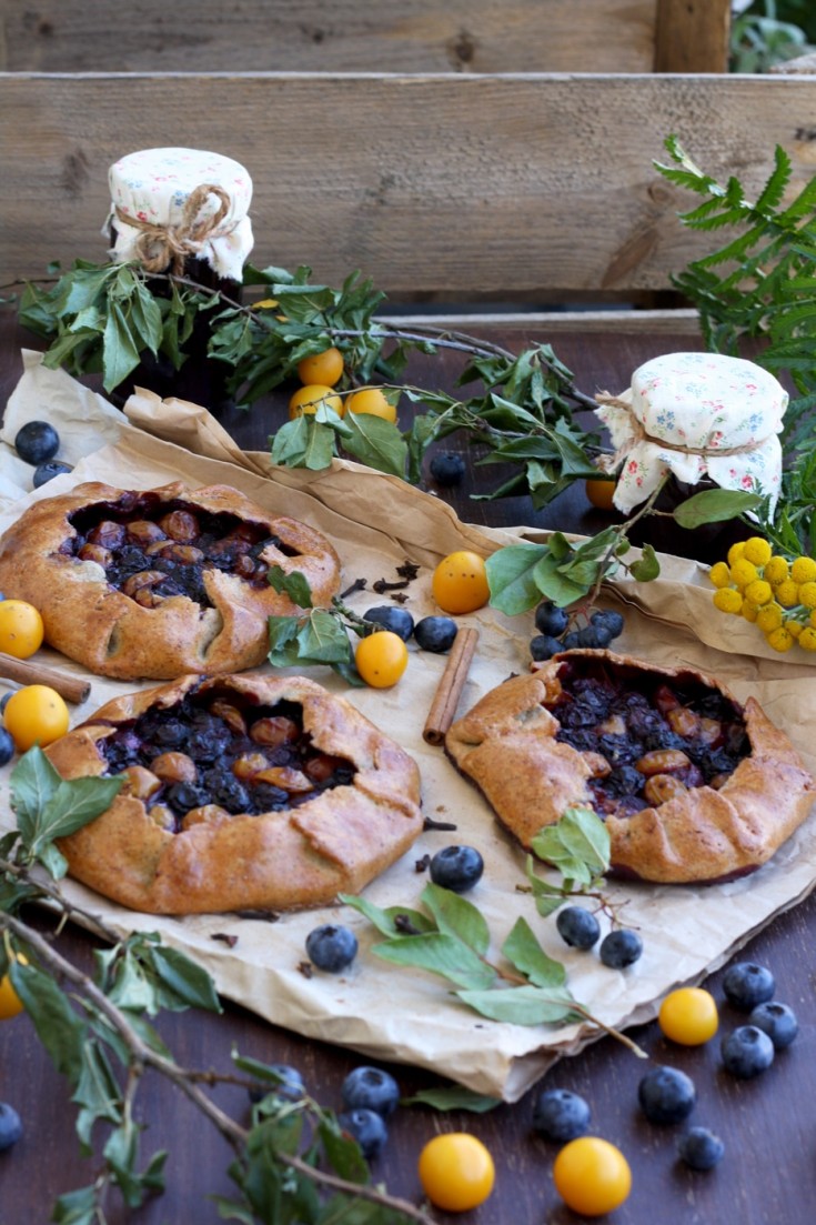 GlutenFree Blueberry Galette • Happy Kitchen