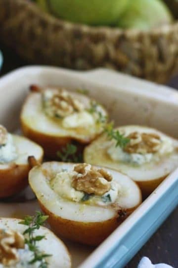 Baked Pears with Gorgonzola