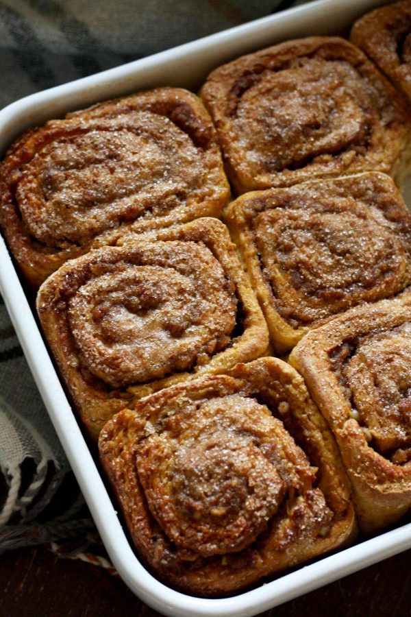 Healthy Cinnamon Sweet Potato Rolls • Happy Kitchen