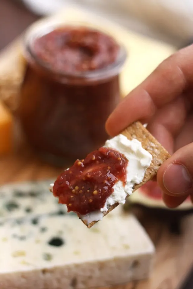 Easy and delicious gourmet fig mustard video recipe ready in just 30 minutes. Great sweet and spicy addition to your cheese plate!
