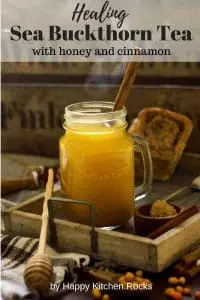 Healing Sea Buckthorn Tea with Honey and Cinnamon Pinterest