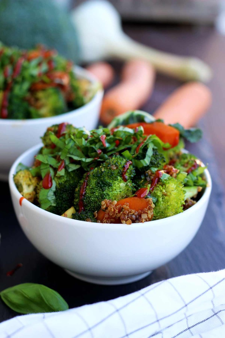 Simple Vegan Quinoa Fried Rice • Happy Kitchen