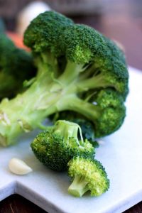 Simple Vegan Quinoa Fried Rice - Broccoli Ingredient Closeup