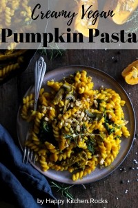Creamy Vegan Pumpkin Pasta Pinterest Image