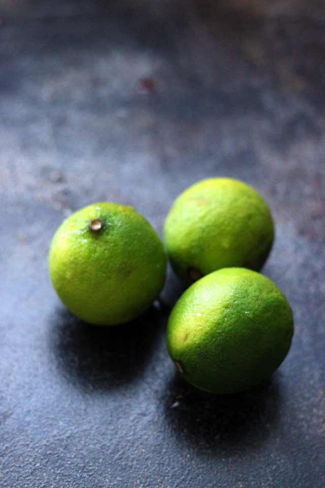 Limes on the Table.