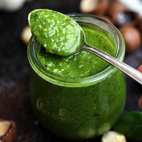 The Best Vegan Pesto Recipe • Happy Kitchen
