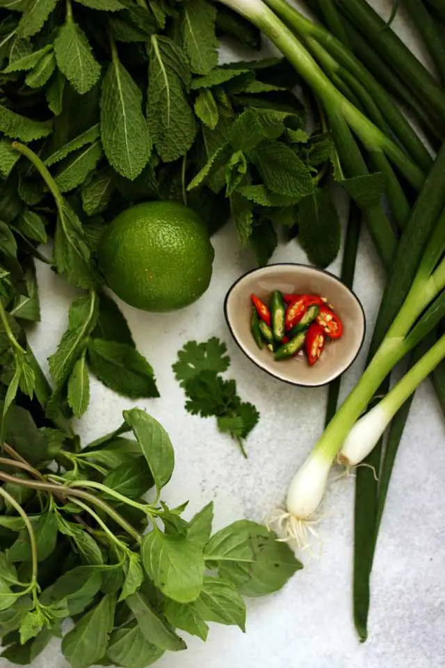 Garnishes for the Vietnamese Pho