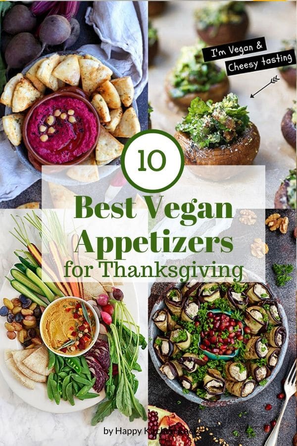 Vegan Appetizers for Thanksgiving Pinterest