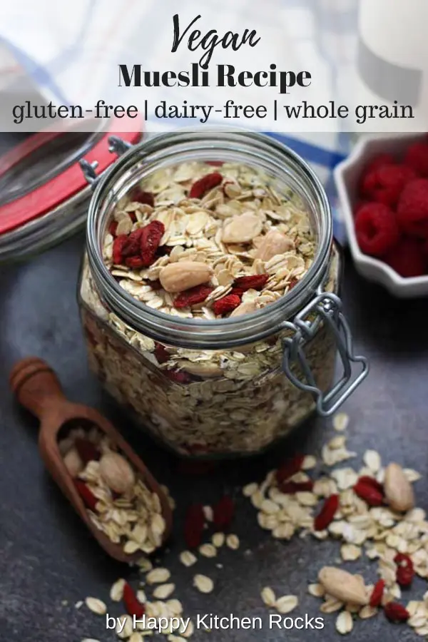 Muesli Recipe: A Healthy and Delicious Breakfast Idea Collage with Text Overlay