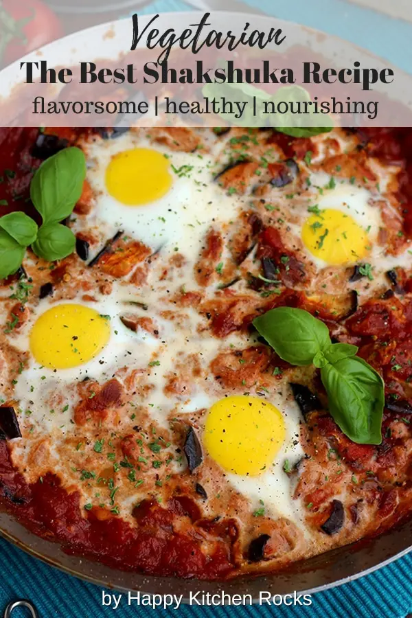 The Best Shakshuka Recipe Collage with Text Overlay