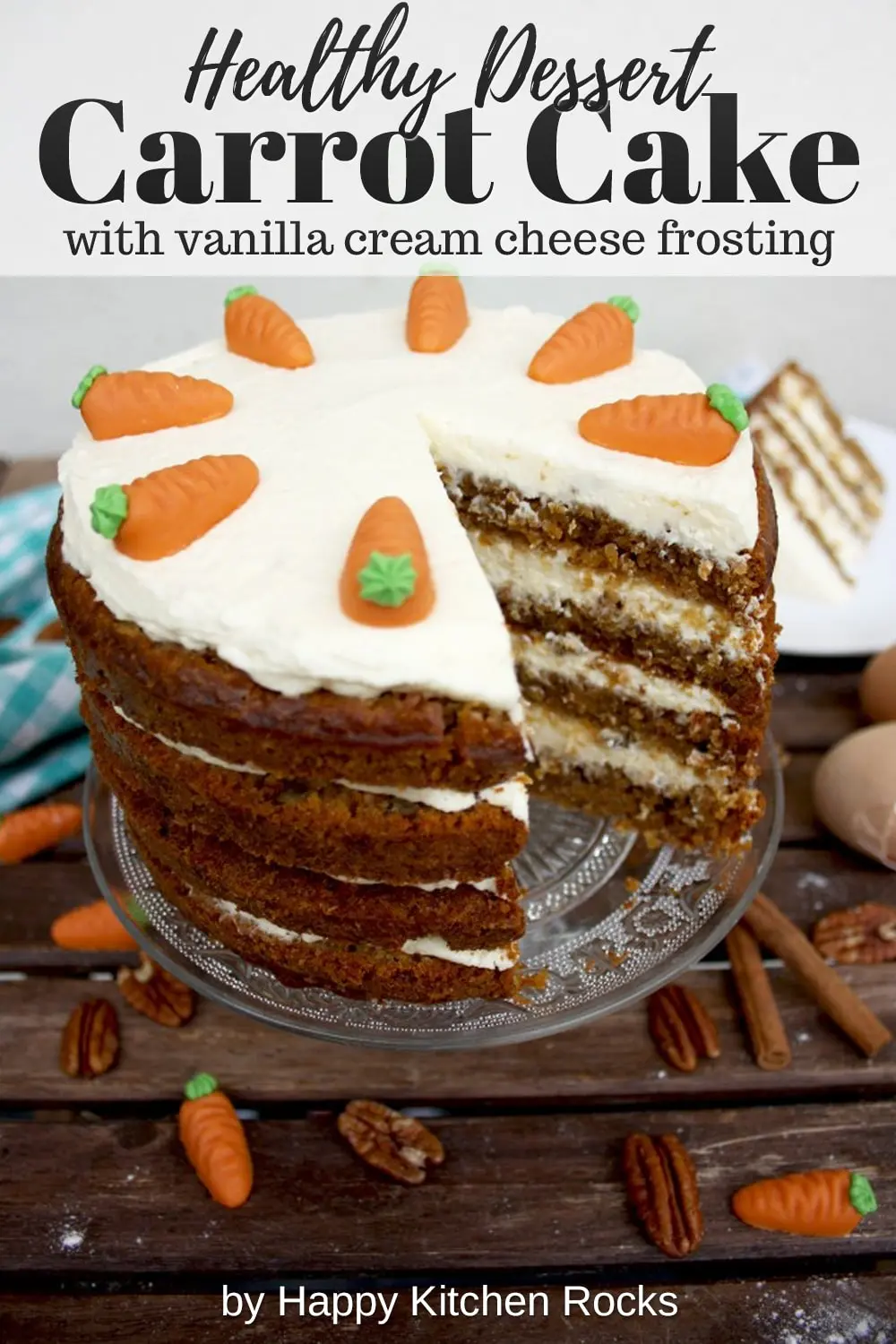 Super Moist Carrot Cake with Vanilla Cream Cheese Frosting Another Collage with Text Overlay