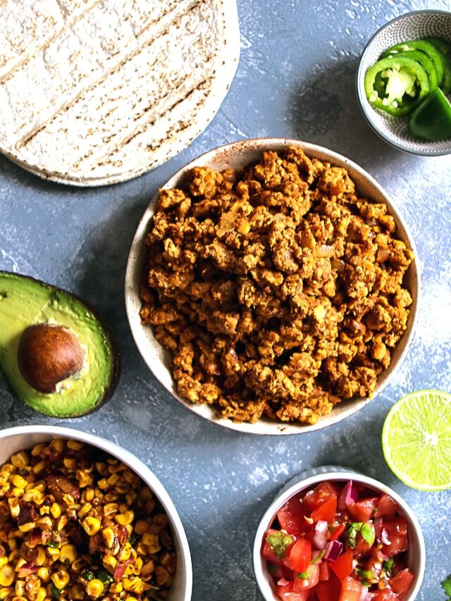 Vegan Tempeh Taco “Meat” • Happy Kitchen