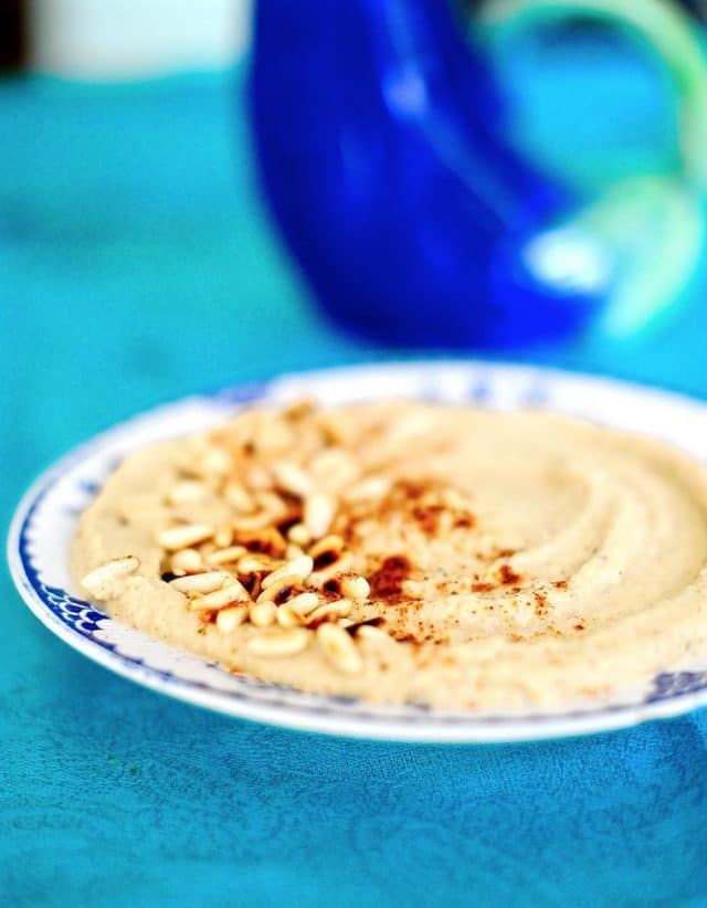 Smoky Baba Ganoush with Pine Nuts