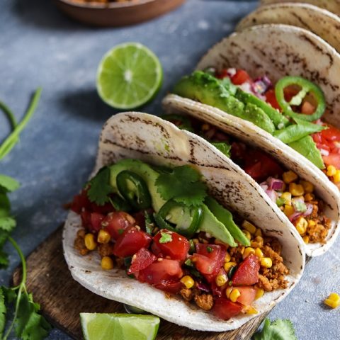 Easy Vegan Tacos with Tempeh 