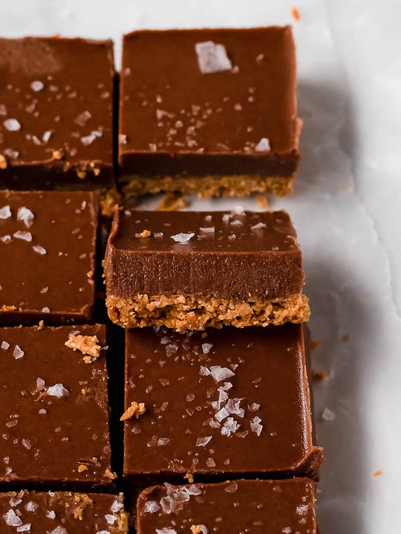 Chocolate Maple Tahini Fudge.