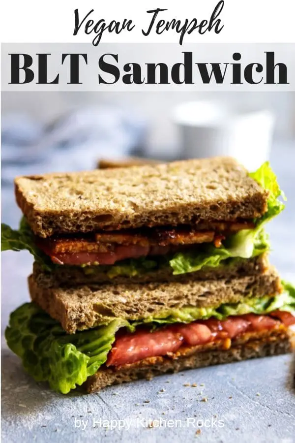 Vegan BLT Sandwich Pinterest