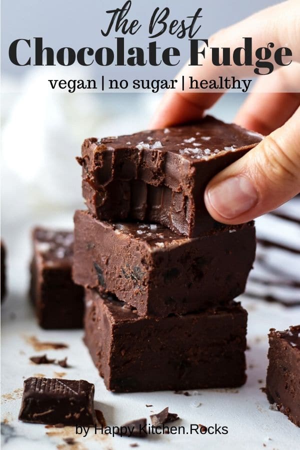 Vegan Chocolate Fudge Stalk Pinterest