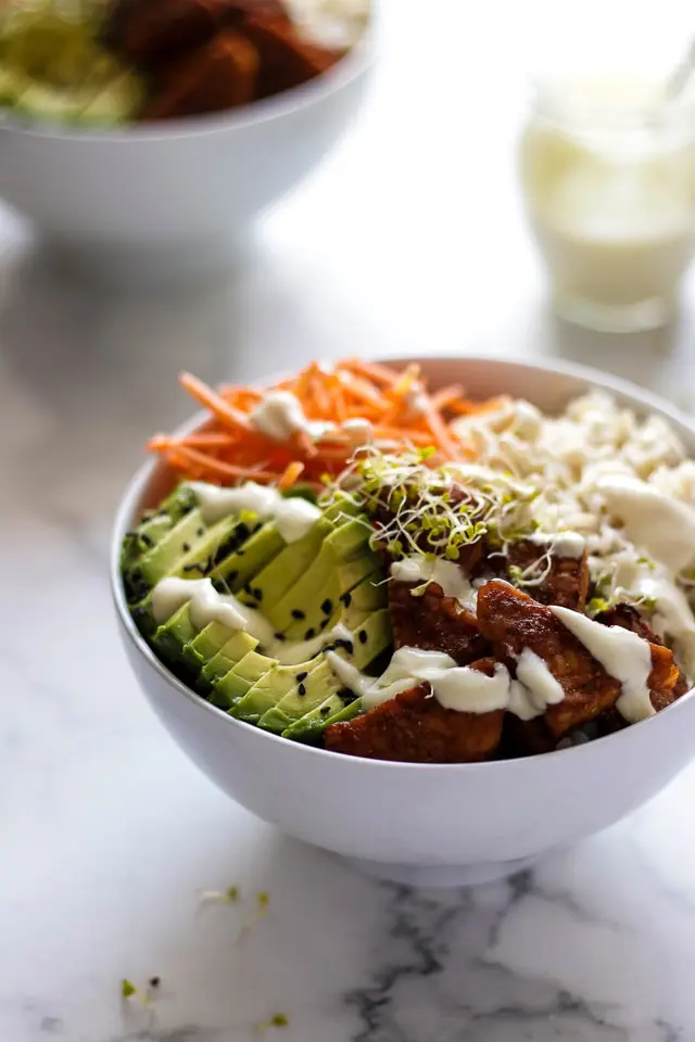Vegan Rice Bowl with Tempeh