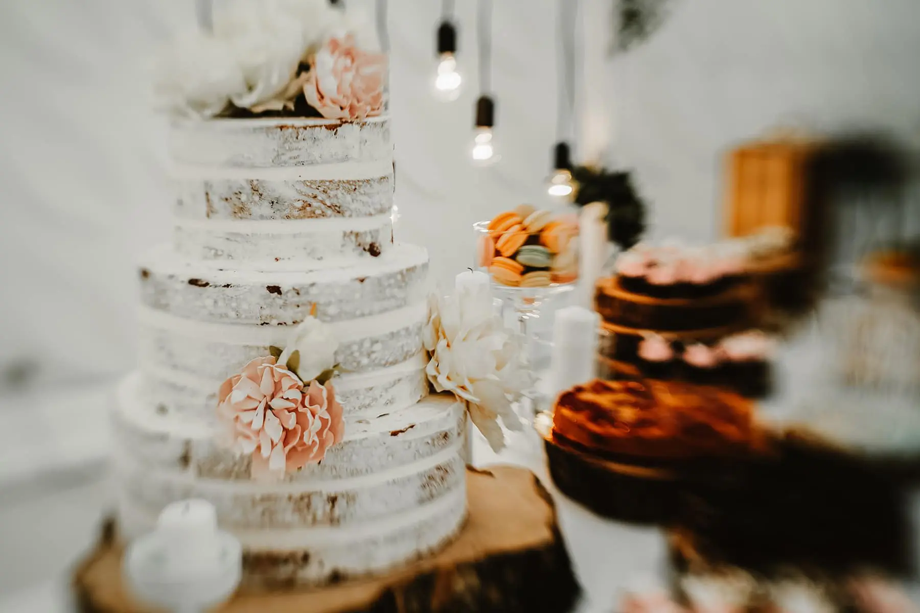 Wedding Cake Photographed with a Tilt Shift Lens