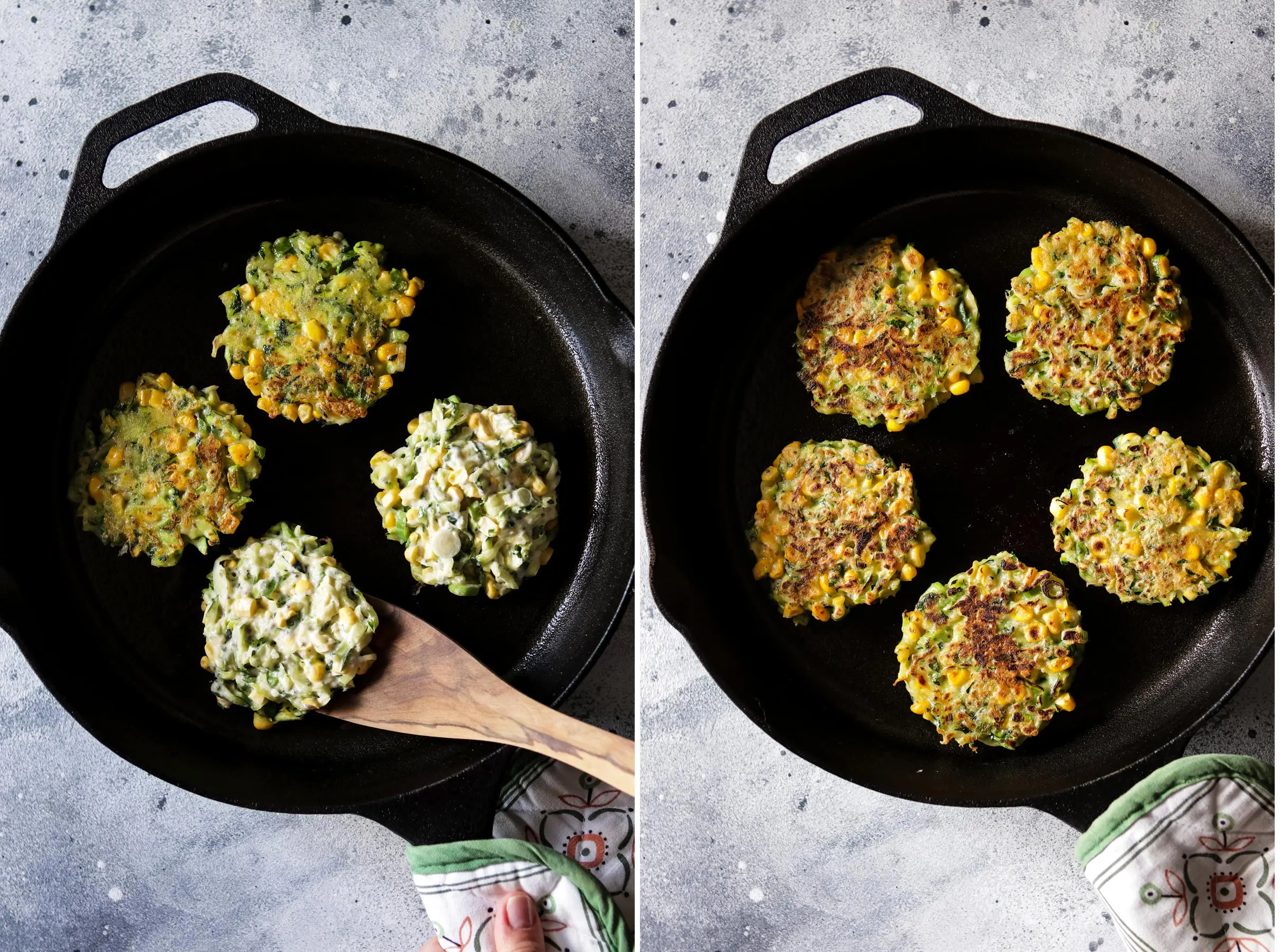 Fritters in a Skillet