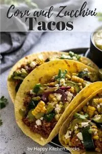 Grilled Corn Tacos with Zucchini Pinterest Pin