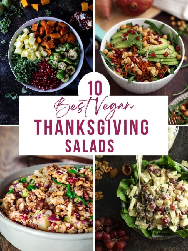 Vegan Thanksgiving Salads